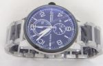 MONTBLANC FLYBACK BLACK CHRONOGRAPH STEEL & BLACK REPLICA WATCH